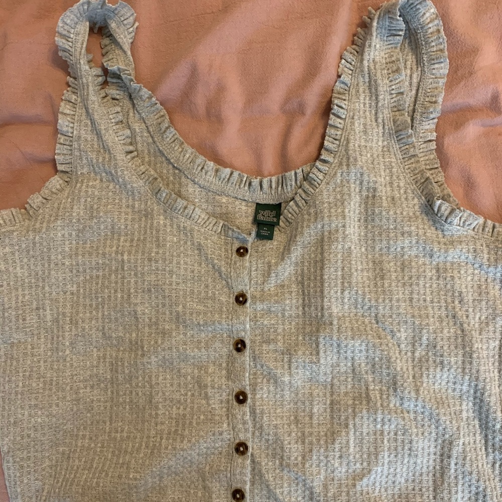 Womens wild fable button down tank